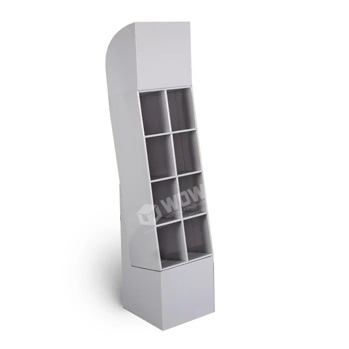 Cardboard CD DVD Zaub Stands nrog Cells