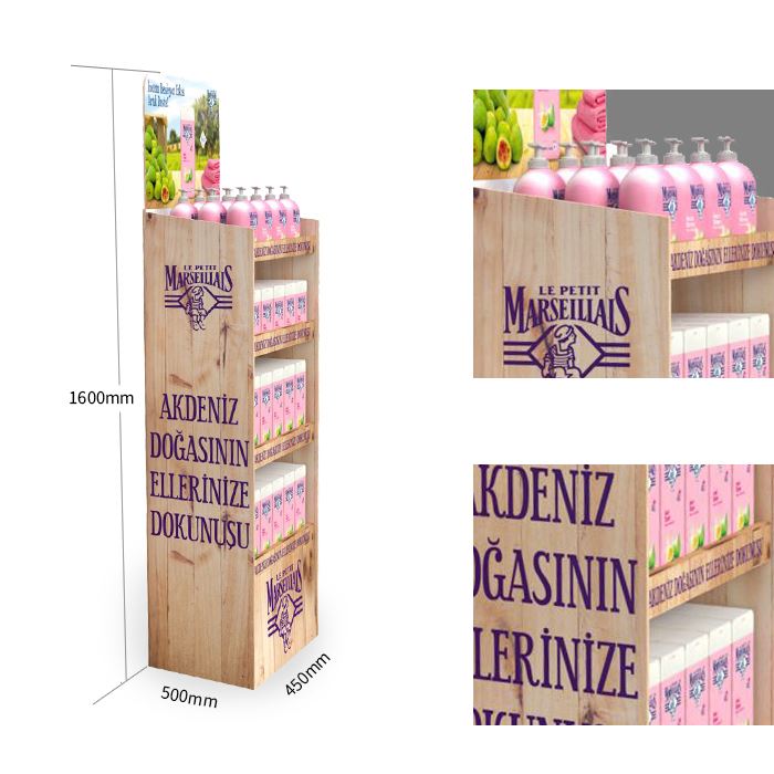 Factory Floor Pop Up Cardboard Display Stand