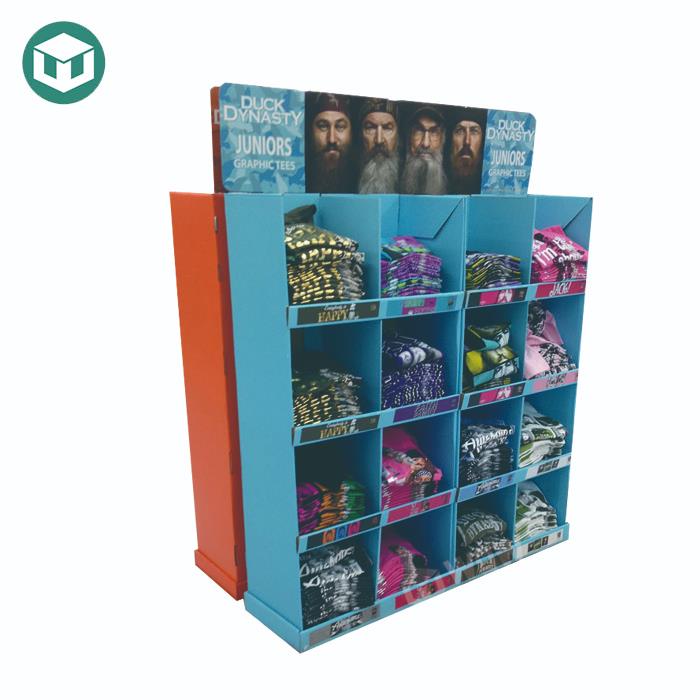 Cardboard POS Underwear Display Shelf